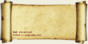 Nina Ranđelović vizit kartica